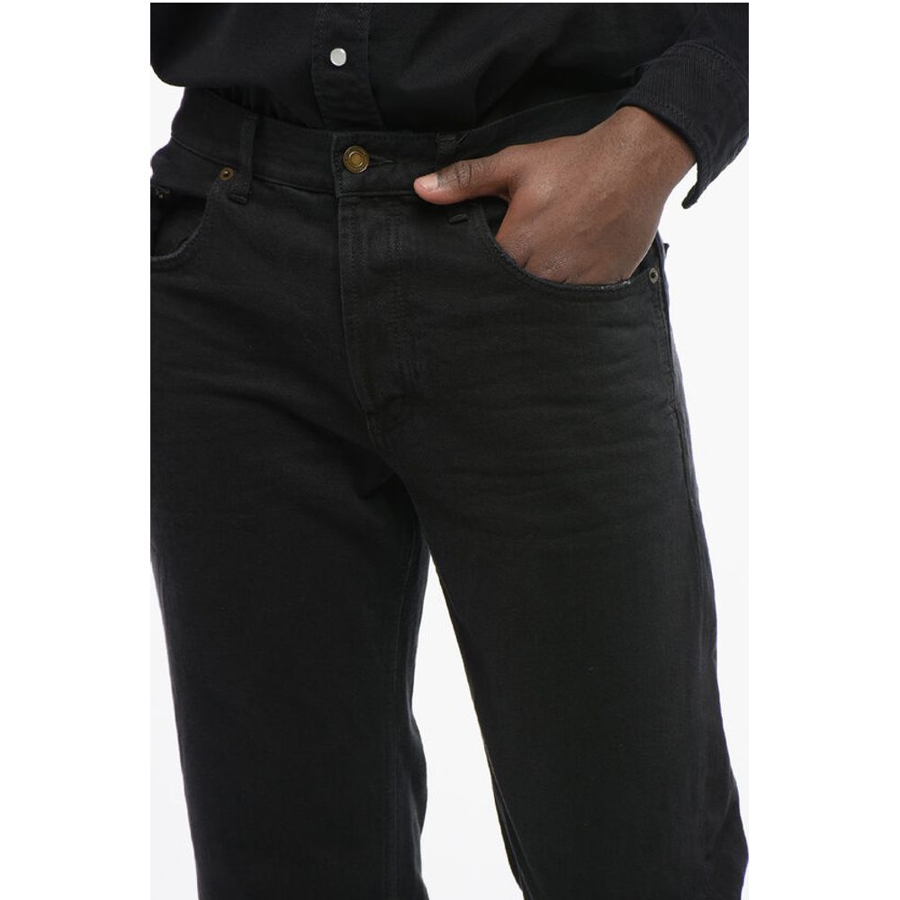 Saint Laurent 5-Pocket Regular Fit Denims with Belt Loops 19cm - Image 3