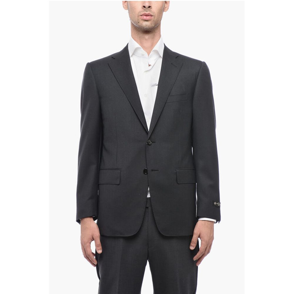 Corneliani Single Breasted MANTUA Blazer With Flap Pockets