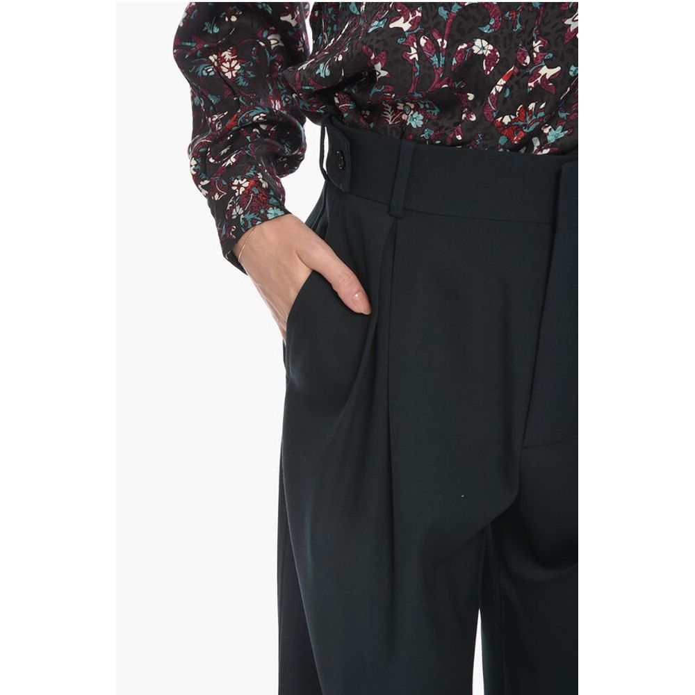 Bottega Veneta Gros-grain Wool Tailored Pants with Single Pleat - Image 3