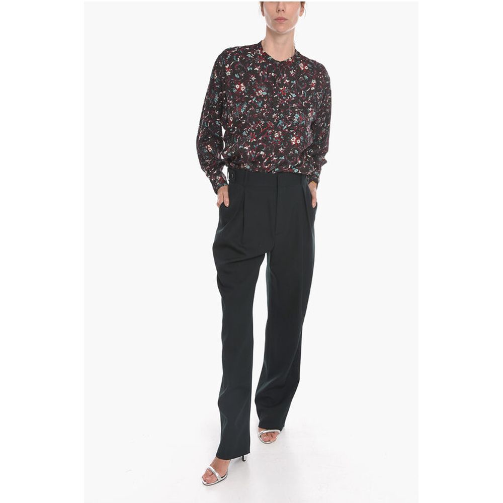 Bottega Veneta Gros-grain Wool Tailored Pants with Single Pleat - Image 4