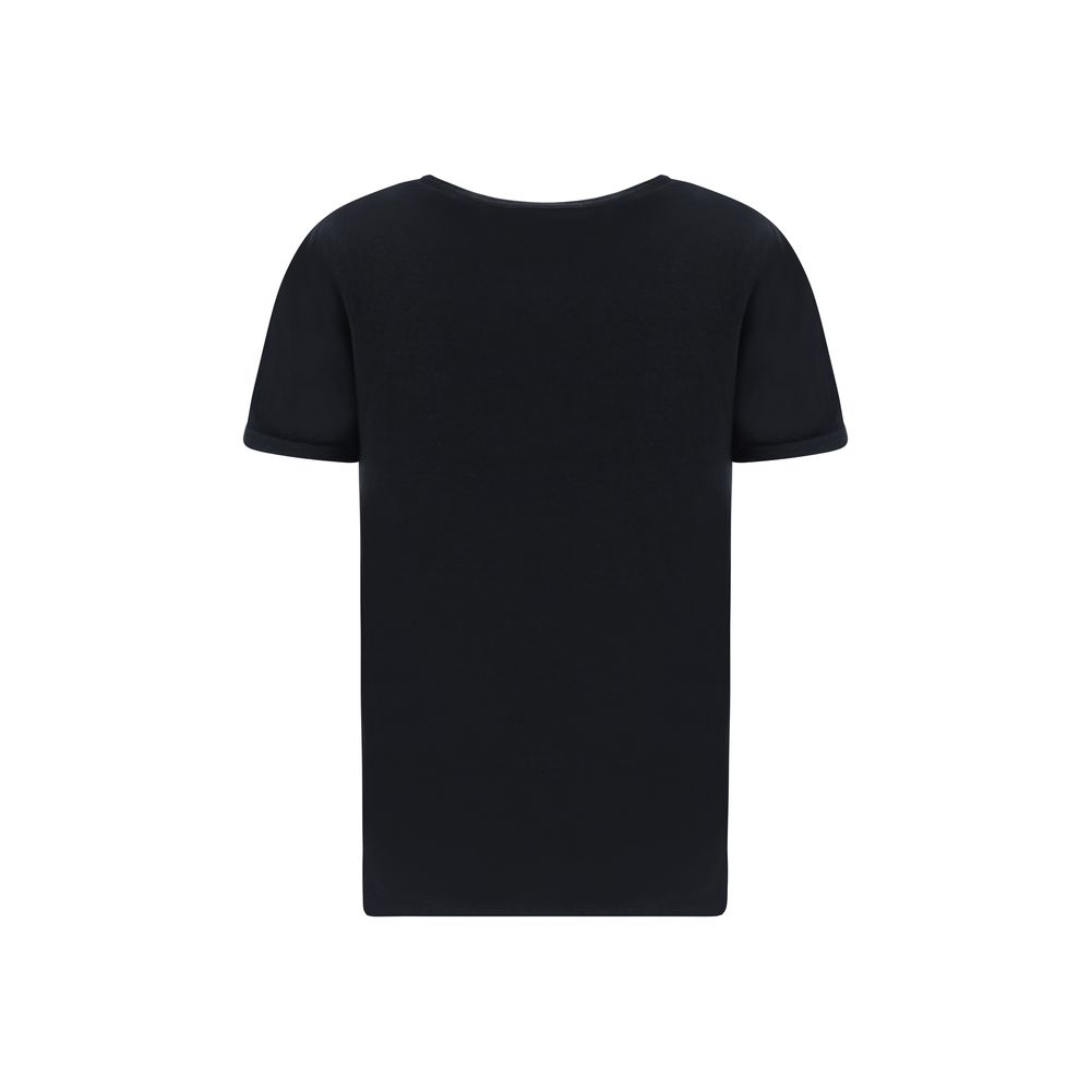 Marant Etoile Black Linen T-Shirt - Image 2