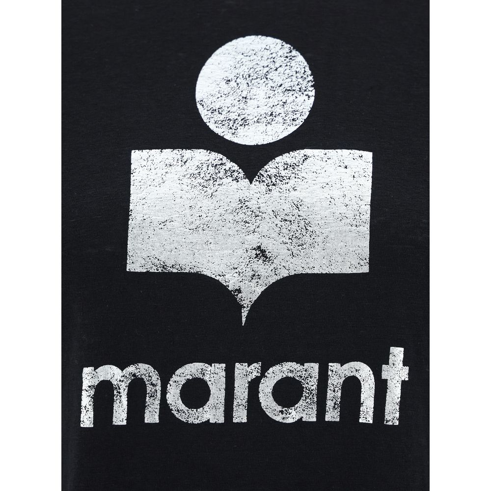 Marant Etoile Black Linen T-Shirt - Image 3