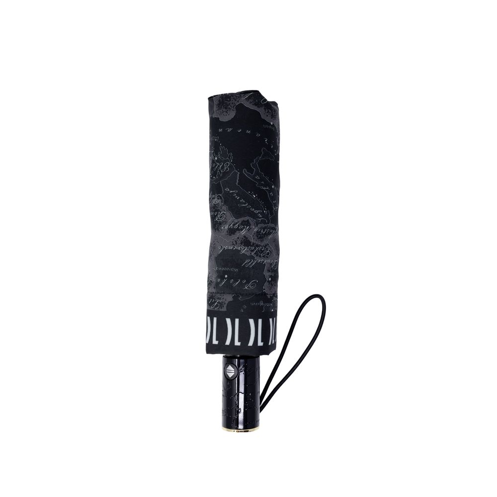 Alviero Martini Prima Classe Black Nylon Umbrella - Image 3