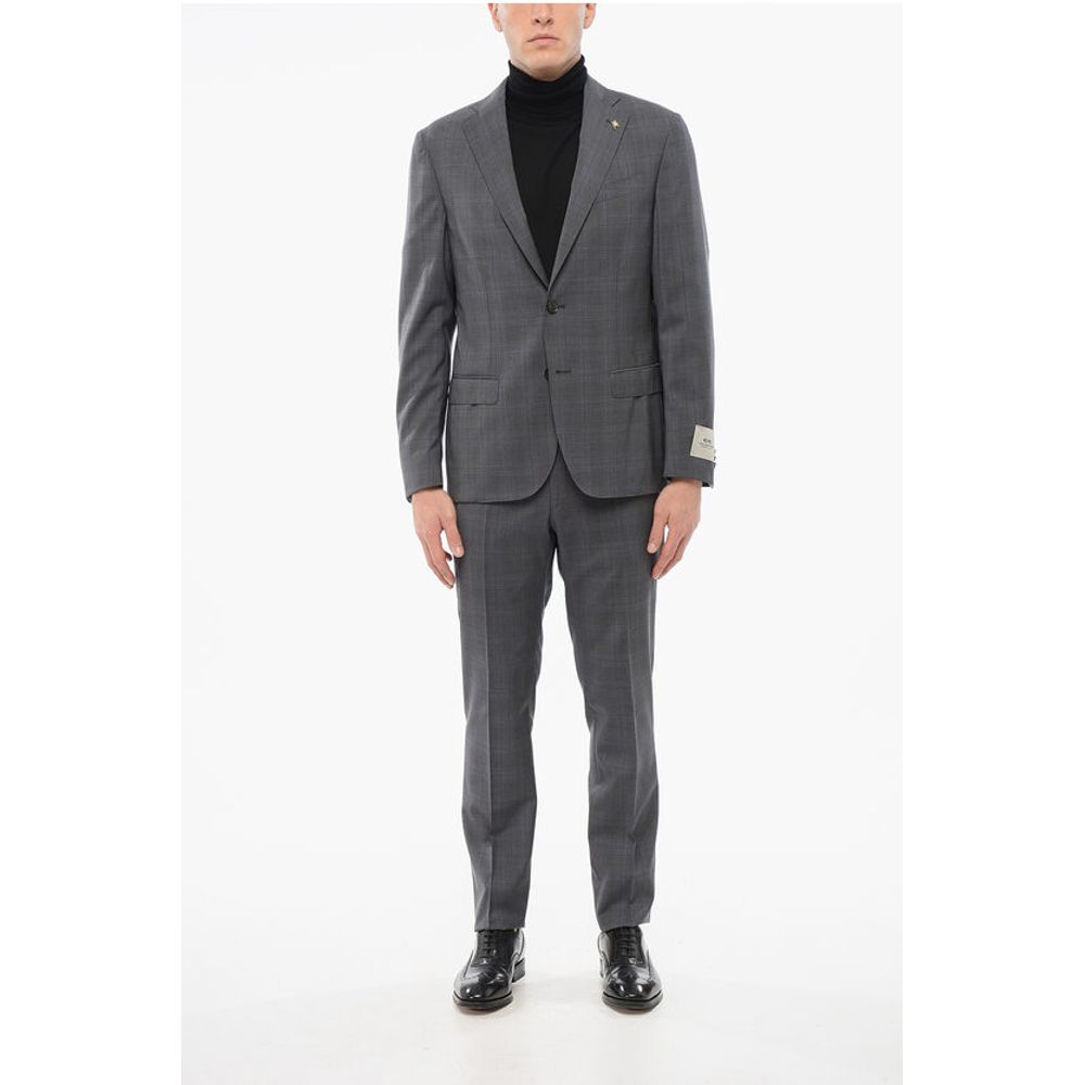 Corneliani CC COLLECTION District Check RIGHT Virgin Wool Suit