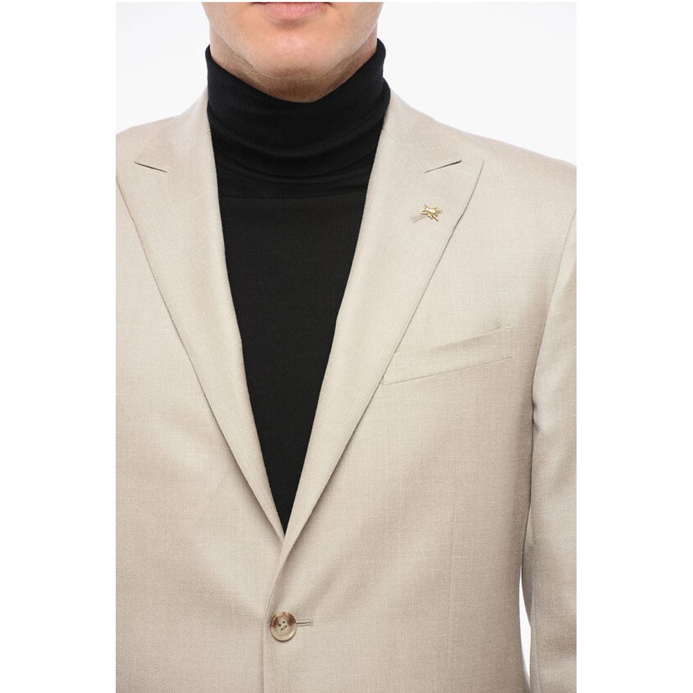 Corneliani CC COLLECTION Silk Blend REFINED Suit with Peak Lapel - Image 3