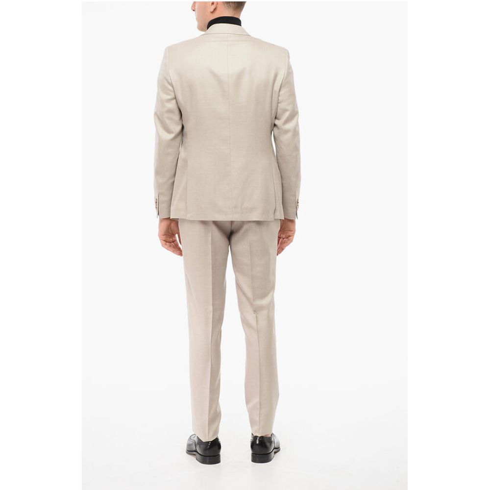 Corneliani CC COLLECTION Silk Blend REFINED Suit with Peak Lapel - Image 4