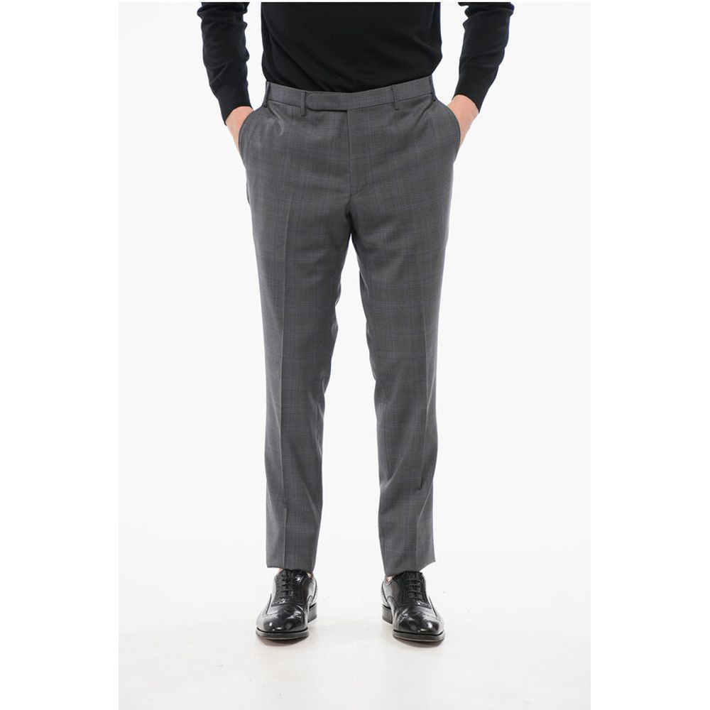 Corneliani CC COLLECTION District Check RIGHT Virgin Wool Suit - Image 7