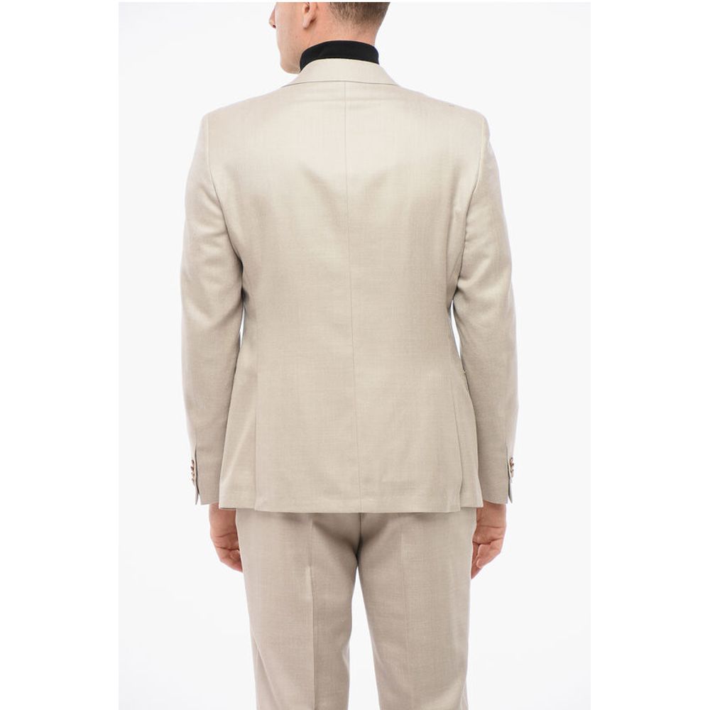 Corneliani CC COLLECTION Silk Blend REFINED Suit with Peak Lapel - Image 5