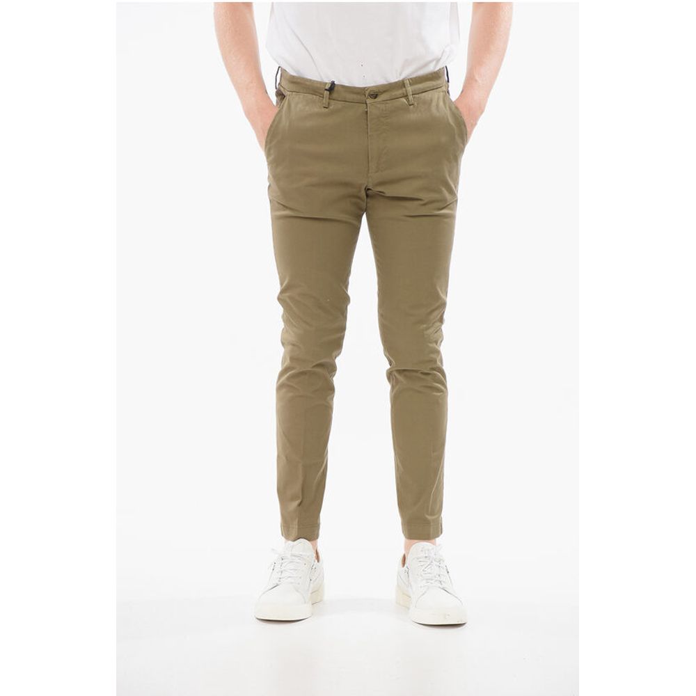 Corneliani CC COLLECTION Stretch Cotton Chinos Pants