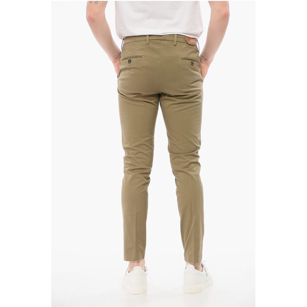 Corneliani CC COLLECTION Stretch Cotton Chinos Pants - Image 2