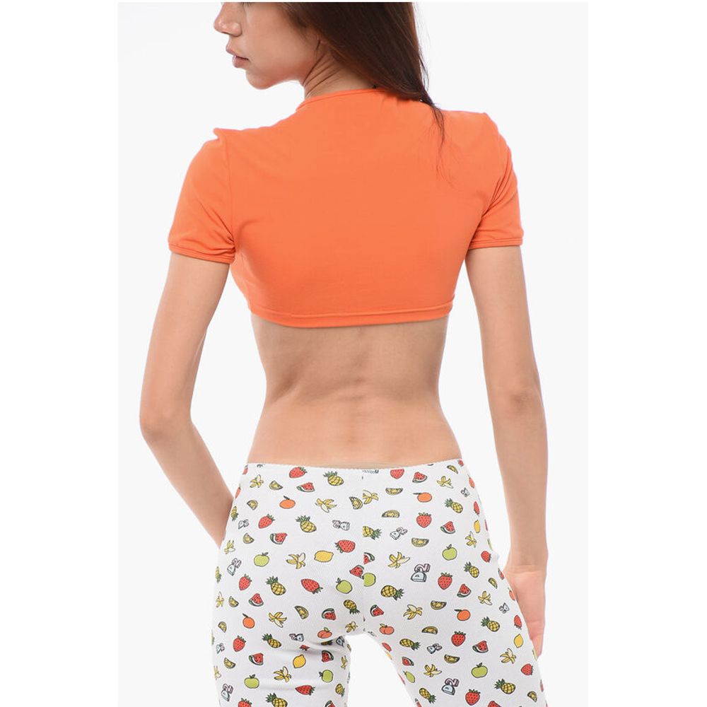 Dsquared² Short-sleeved ICON Crop Top - Image 2