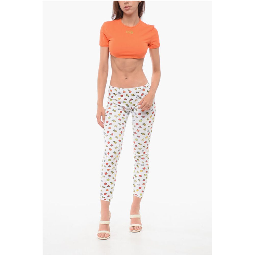 Dsquared² Short-sleeved ICON Crop Top - Image 4