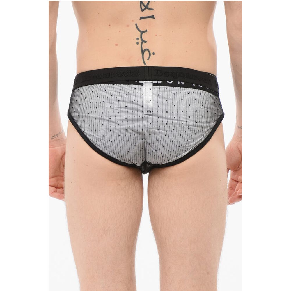 Dsquared² Rhinestoned Mesh Slip - Image 2