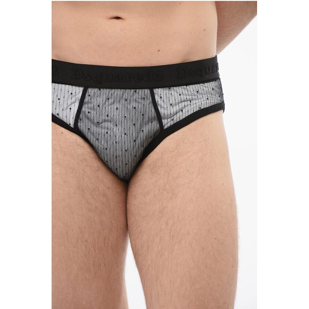 Dsquared² Rhinestoned Mesh Slip - Image 3