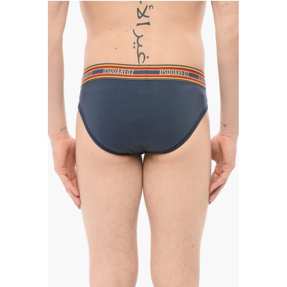 Dsquared² Cotton Slip With Striped Waistband - Image 2