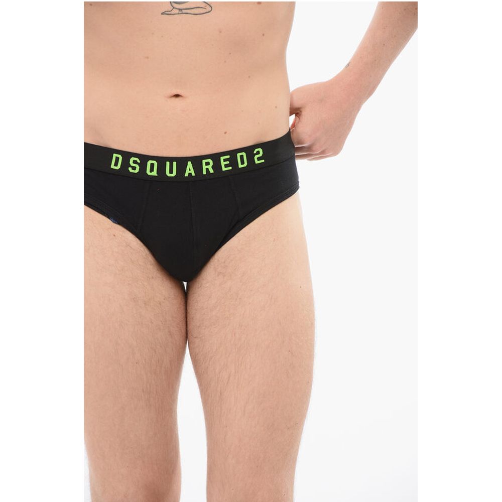 Dsquared² Cotton Slip With Logoed Waistband - Image 3