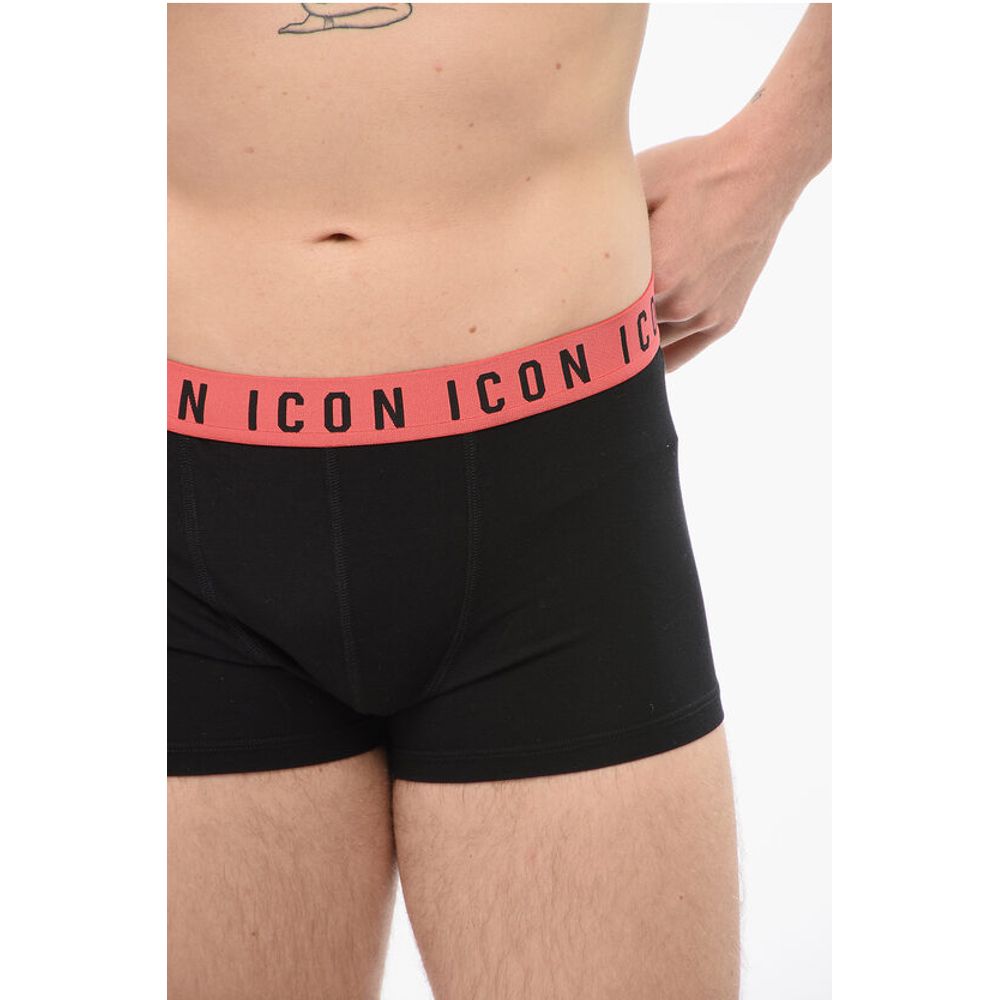 Dsquared² Cotton ICON Boxer With Logoed Waistband - Image 3