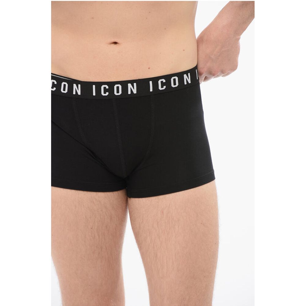 Dsquared² Cotton ICON Boxer With Logoed Waistband - Image 3