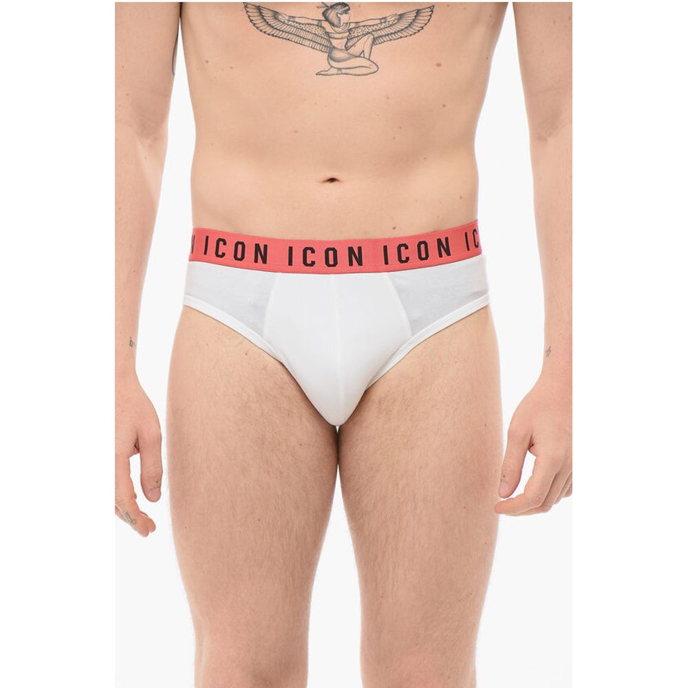 Dsquared² Cotton ICON Slip With Logoed Waistband