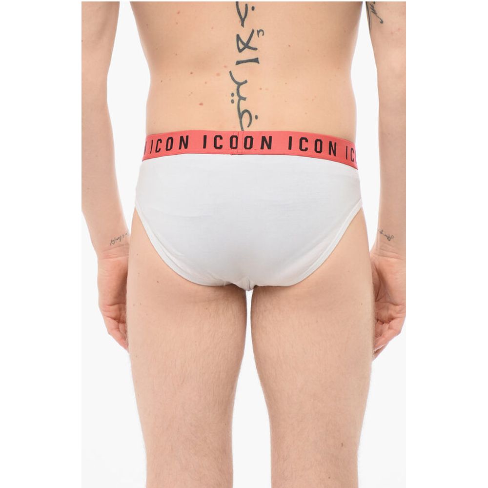 Dsquared² Cotton ICON Slip With Logoed Waistband - Image 2
