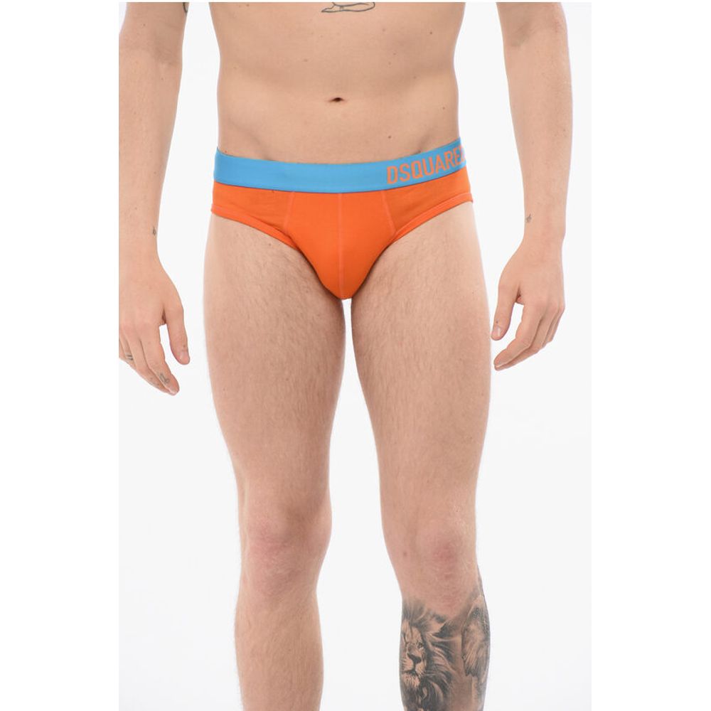 Dsquared² Stretchy Slip With Logoed Contrasting Waistband