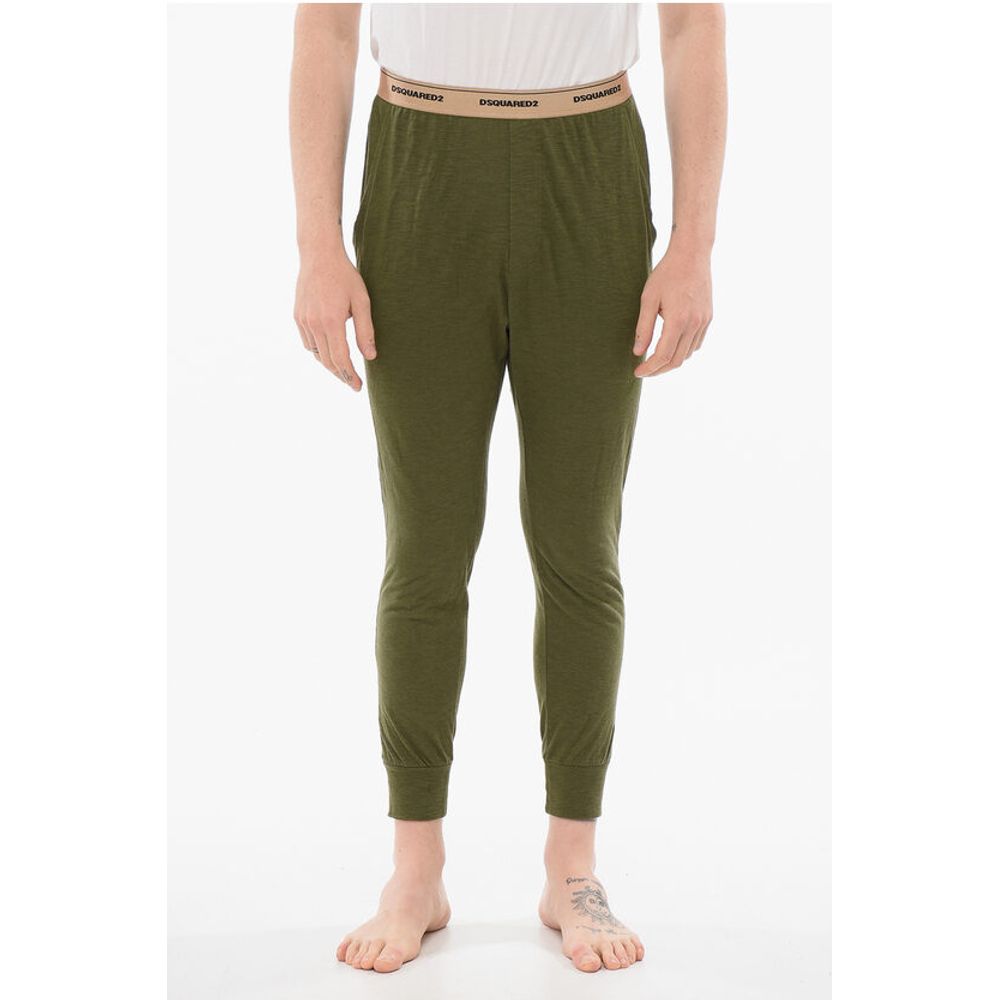 Dsquared² UNDERWEAR Pajama Pants With Logoed Band