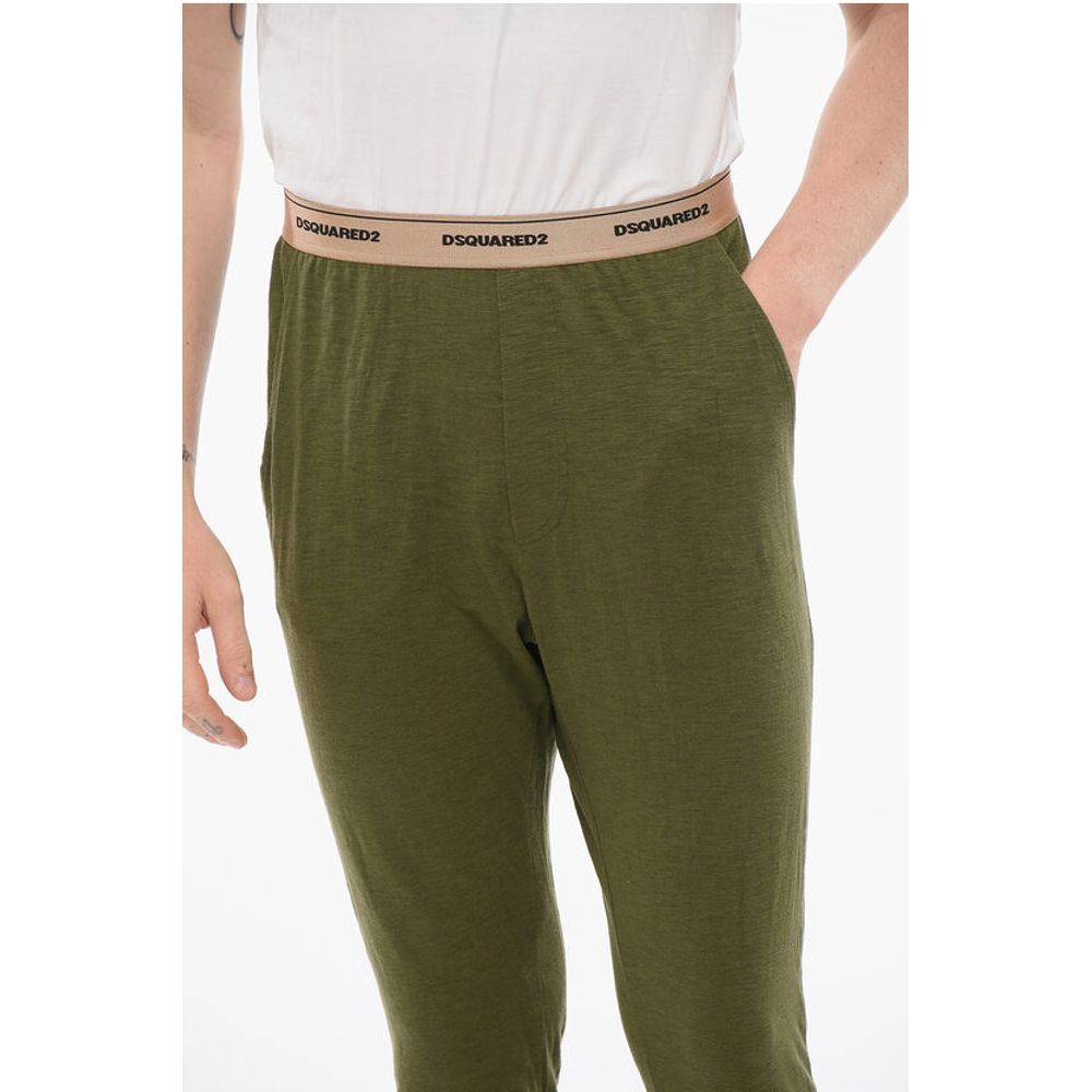 Dsquared² UNDERWEAR Pajama Pants With Logoed Band - Image 3
