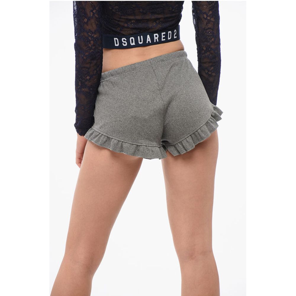 Dsquared² Ribbed Cotton Blend Pijama Shorts - Image 2