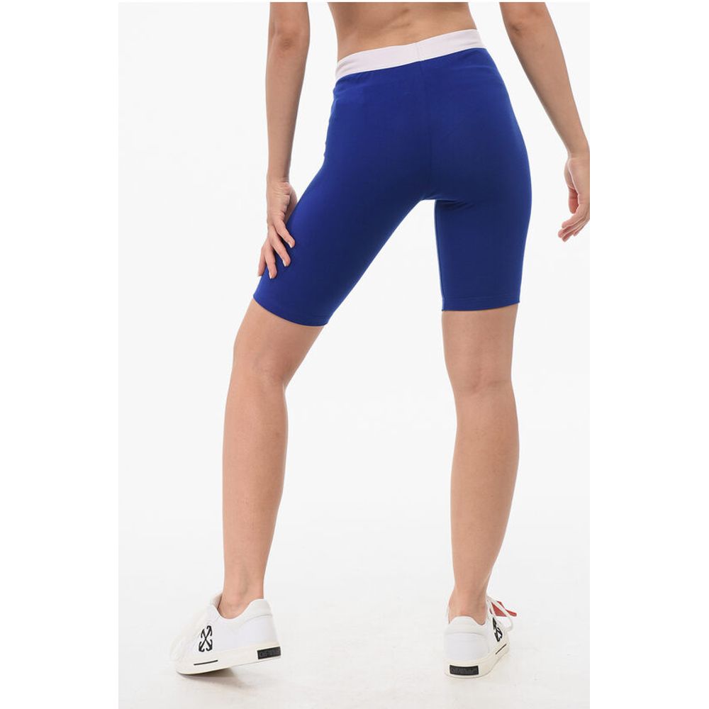 Dsquared² Cotton Stretch Cycling Shorts with Logoed Band - Image 2