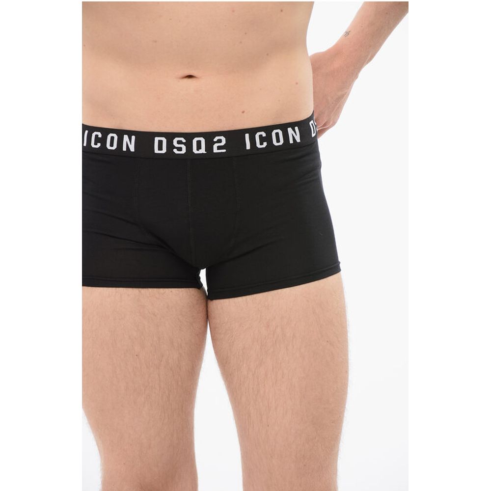 Dsquared² Cotton ICON Boxer With Logoed Waistband - Image 3