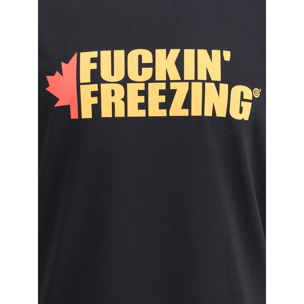 Dsquared² Black Cotton T-Shirt - Image 3