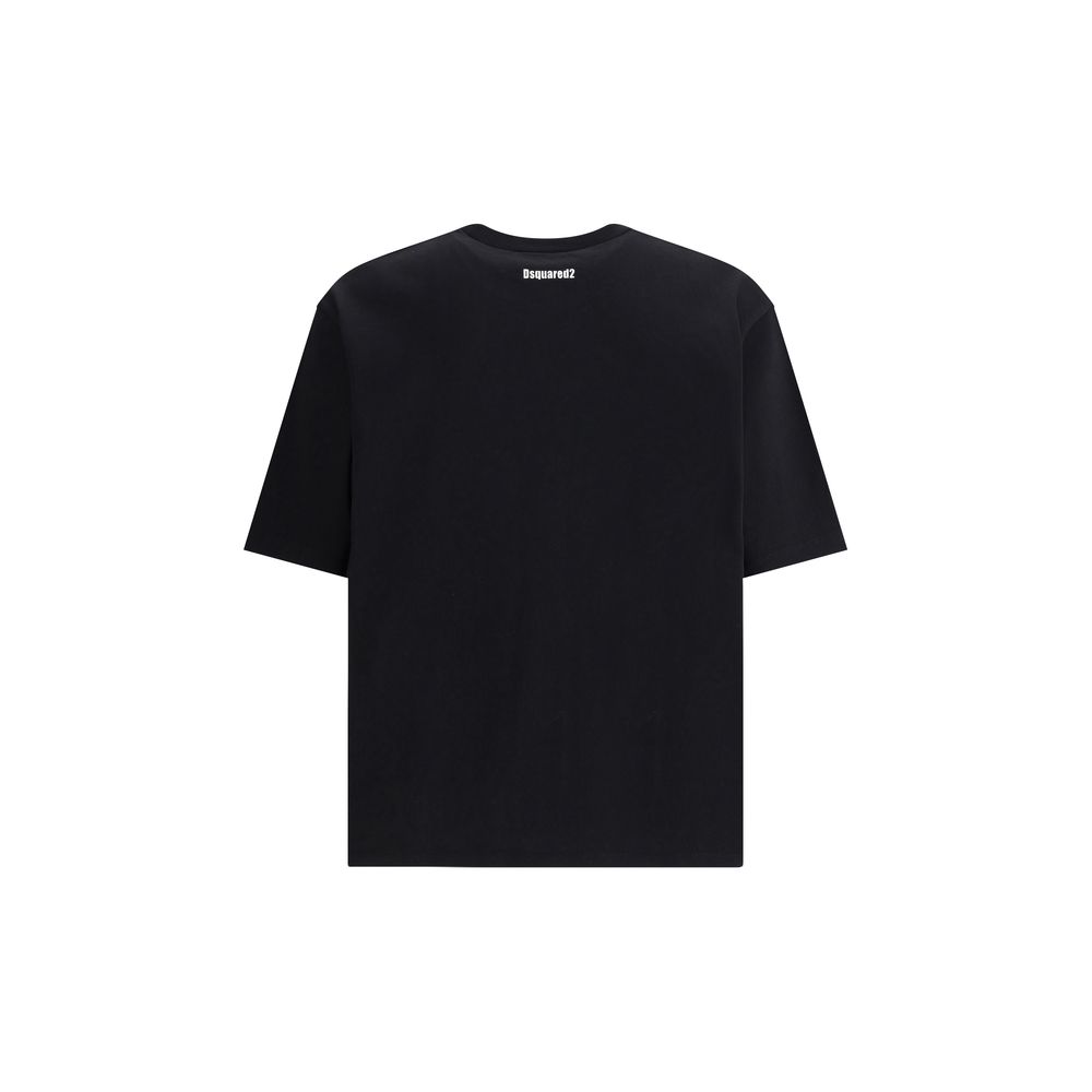 Dsquared² Black Cotton T-Shirt - Image 2