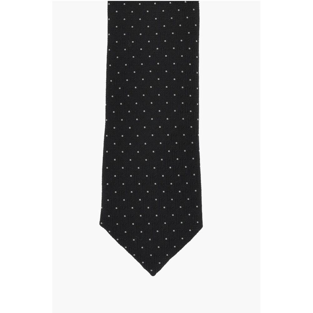 Corneliani polka dots silk tie - Image 2
