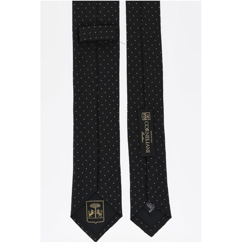 Corneliani polka dots silk tie - Image 3