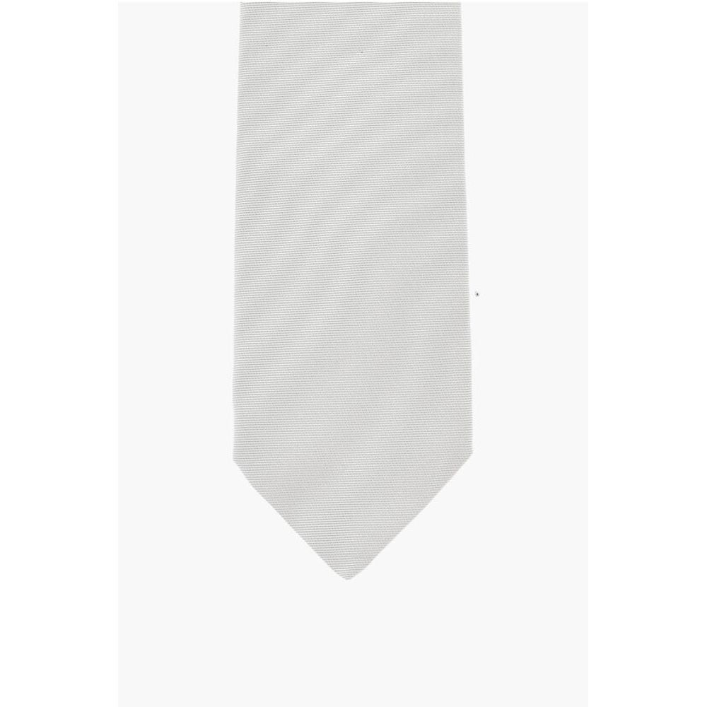 Corneliani solid color silk tie - Image 2