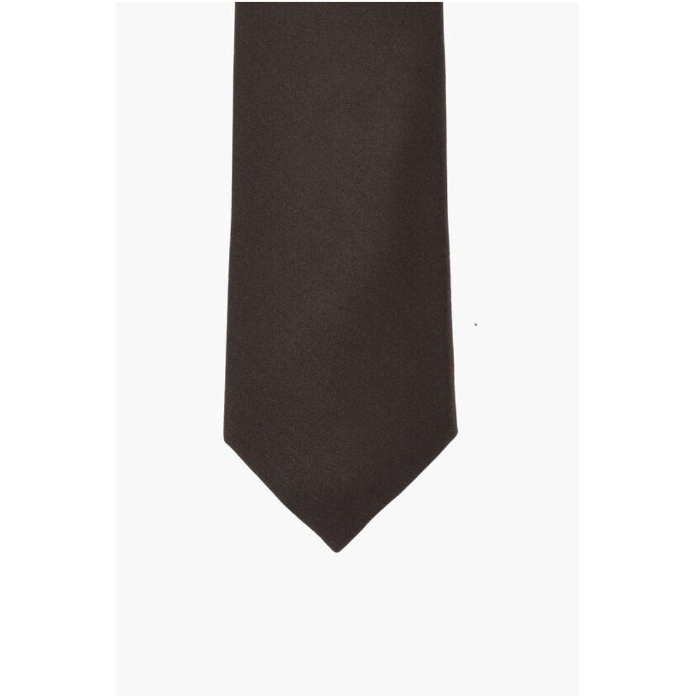 Corneliani solid color silk tie - Image 2