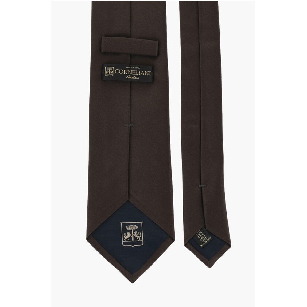 Corneliani solid color silk tie - Image 3