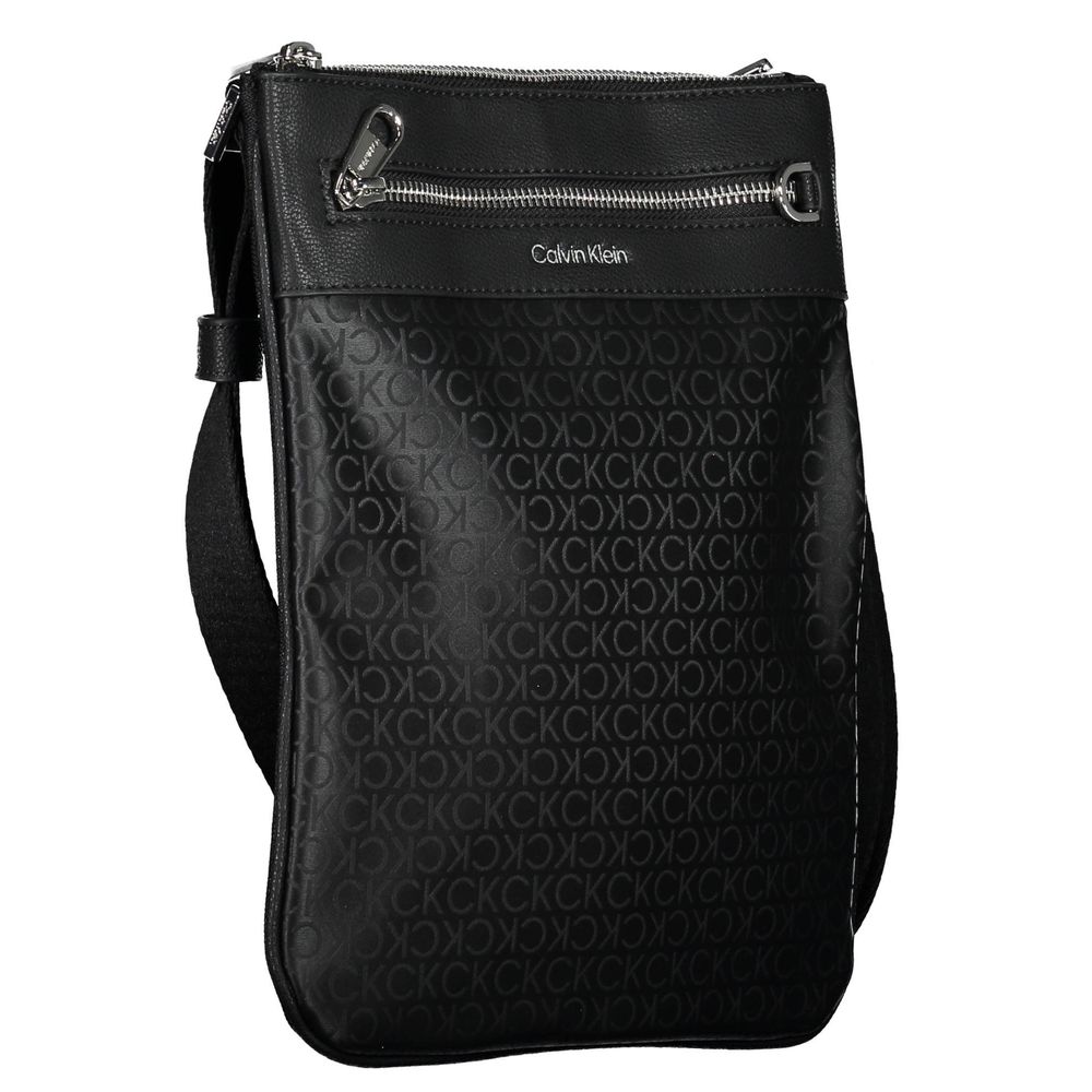 Calvin Klein Black Polyester Men's Shoulder Bag - Image 3
