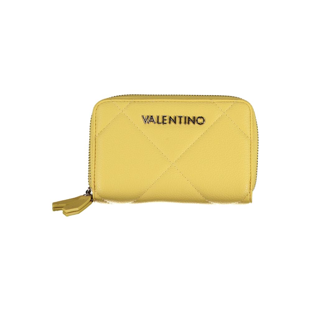 Mario Valentino Yellow Polyethylene Wallet