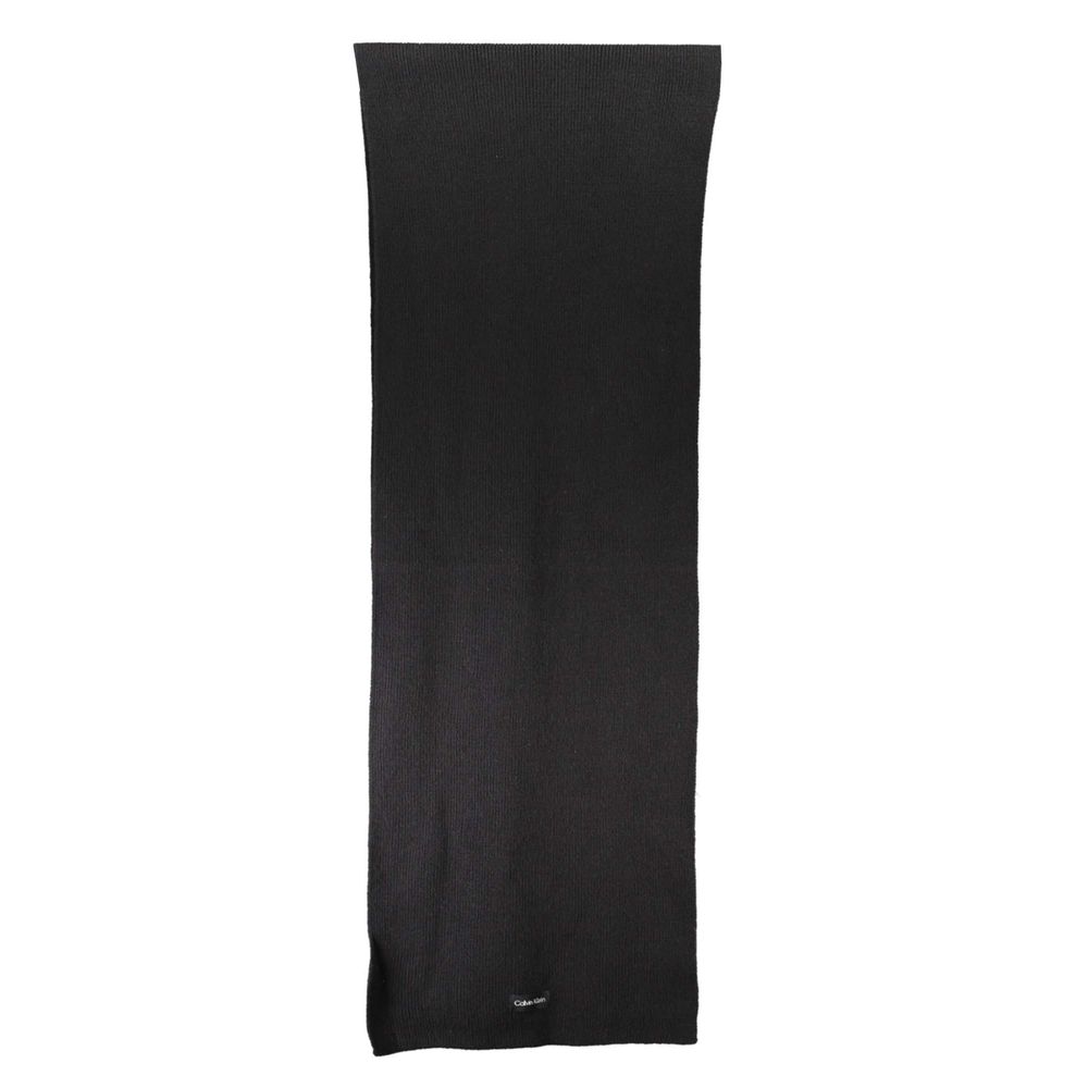 Calvin Klein Black Cotton Women Scarf - Image 3