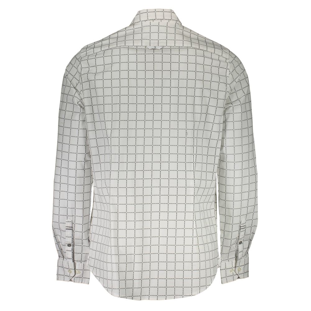 Calvin Klein White Cotton Men Shirt - Image 2