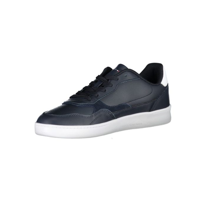Tommy Hilfiger Blue Polyester Sneaker - Image 3