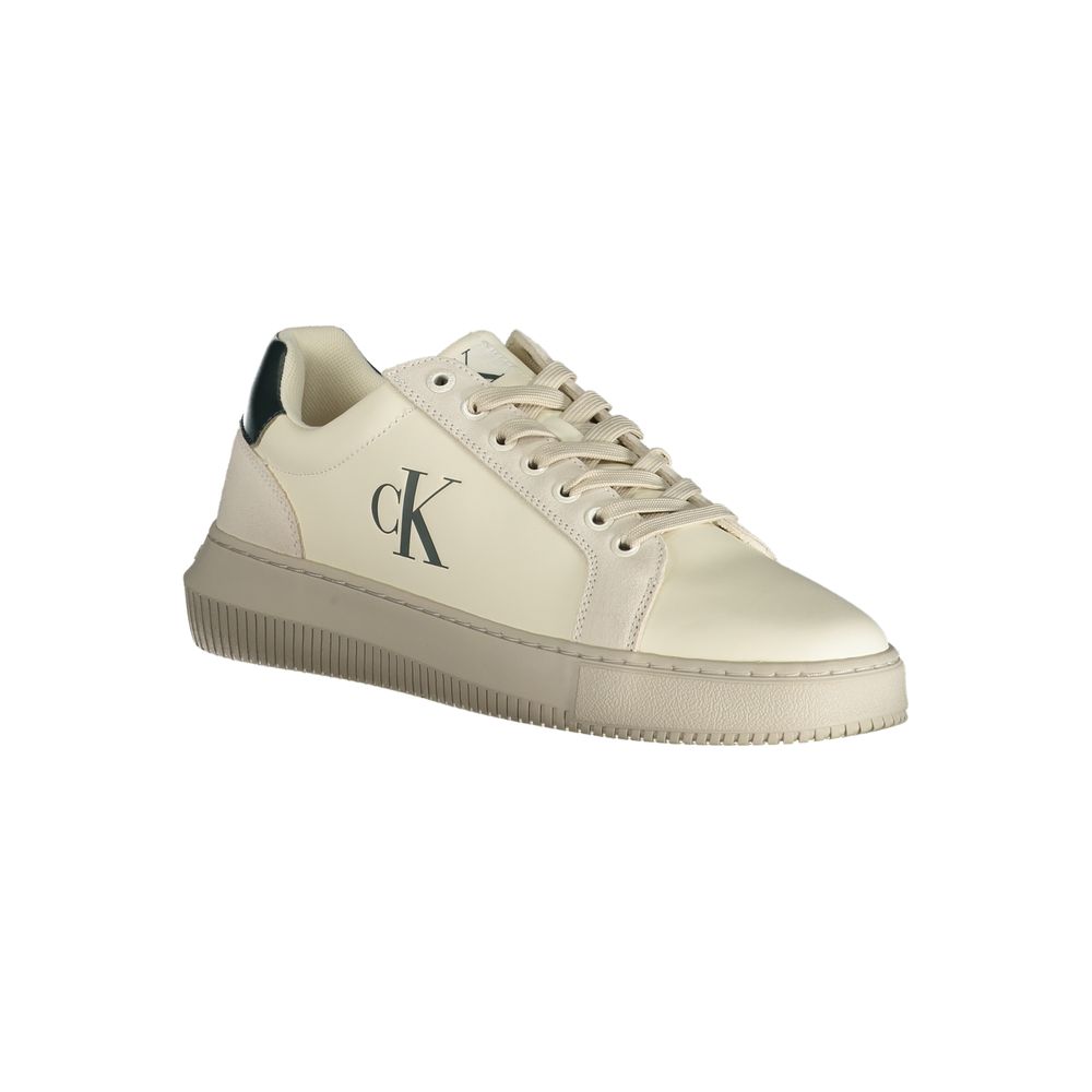 Calvin Klein White Polyester Sneaker - Image 2