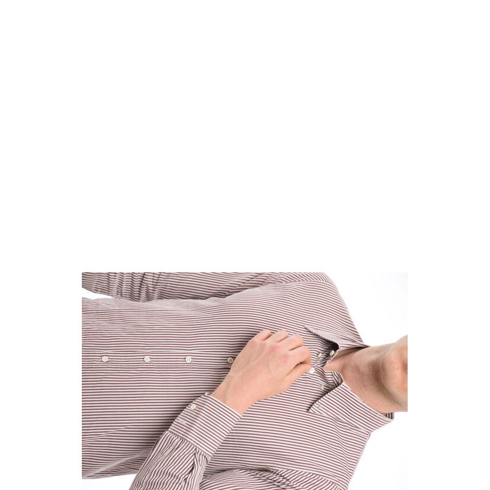 Dsquared² Striped Motif Long Sleeved Cotton Shirt - Image 3