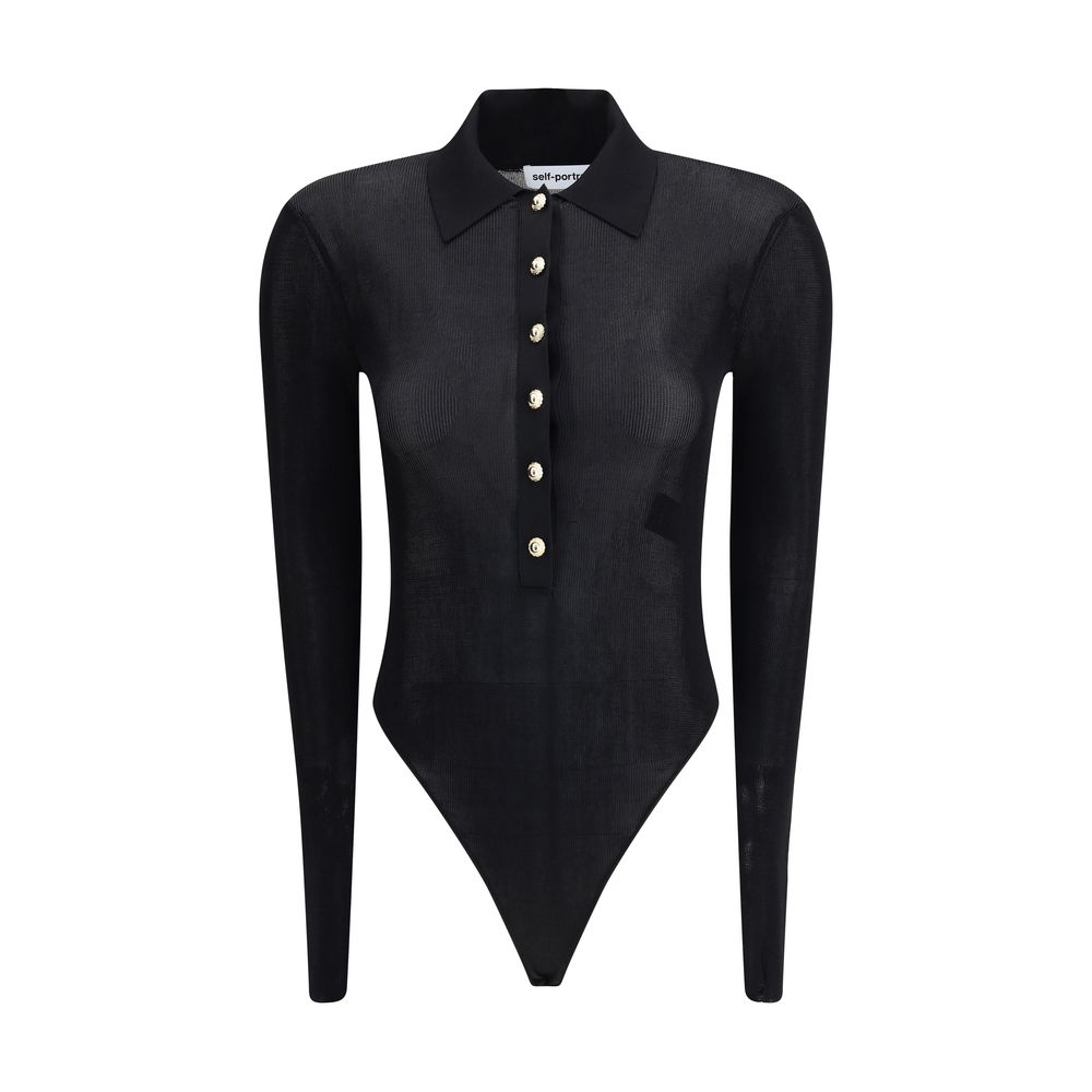 Self-Portrait Knit Bodysuit