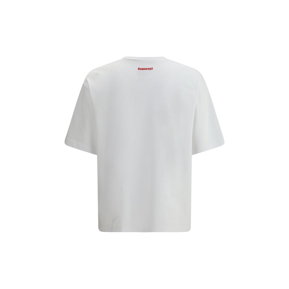 Dsquared² White Cotton T-Shirt - Image 2