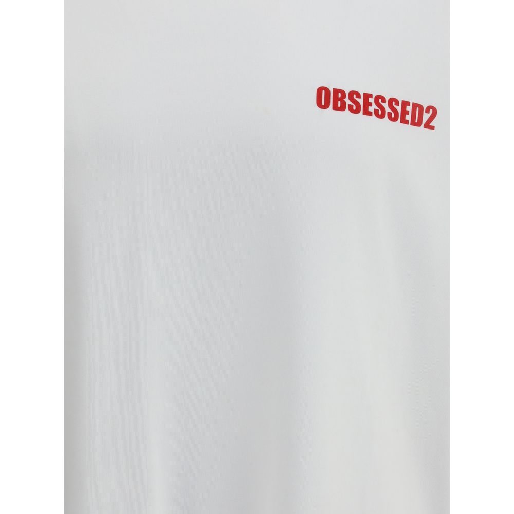 Dsquared² White Cotton T-Shirt - Image 3
