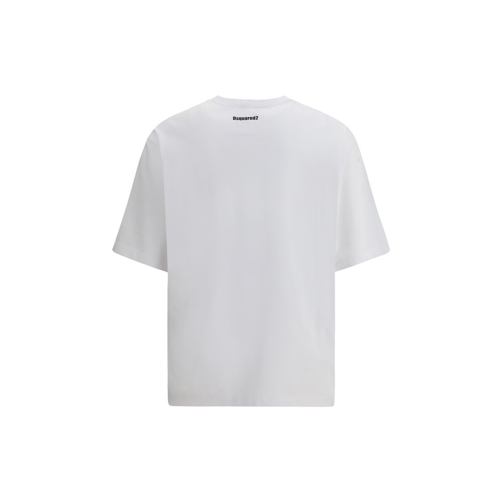 Dsquared² White Cotton T-Shirt - Image 2