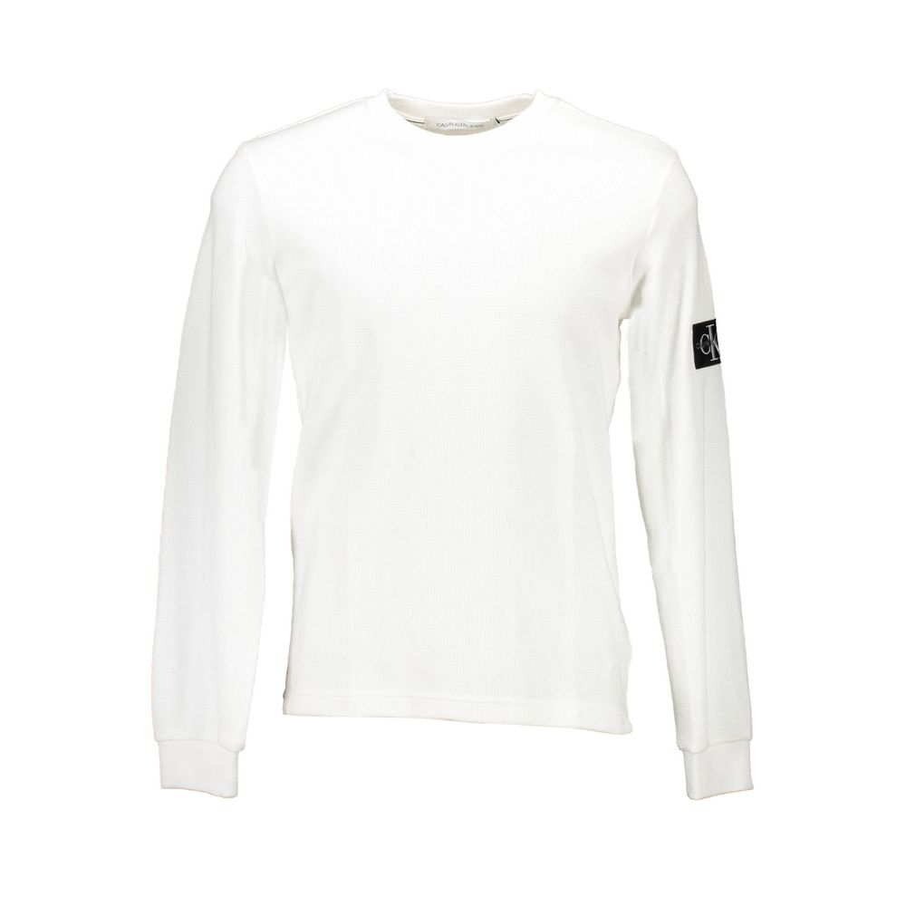 Calvin Klein White Cotton Sweater