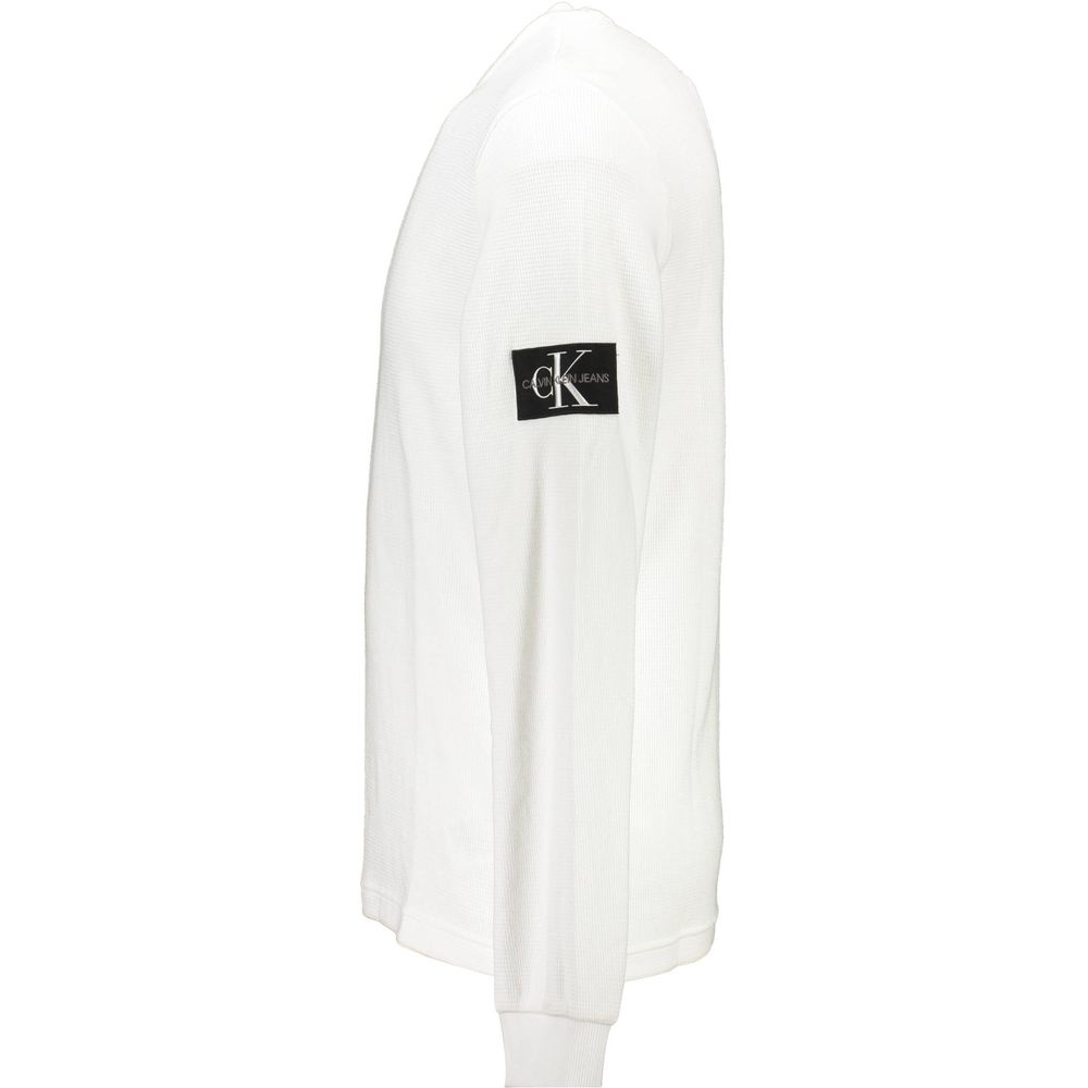 Calvin Klein White Cotton Sweater - Image 2